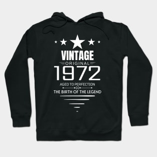 Vintage 1972 - Birthday Gift Hoodie